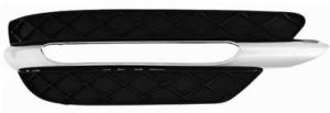 Grille de calandre gauche pour MERCEDES (W204) CLASSE C COUPE' depuis 2011, trou antibrouillard