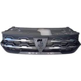 Grille de radiateur pour DACIA SANDERO STEPWAY III phase 1 depuis 2021, moulure chromée, noire, Neuve