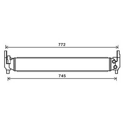 Radiateur de refroidissement moteur pour AUDI A1 2010-2014, OEM: 6R0145805H, Neuf