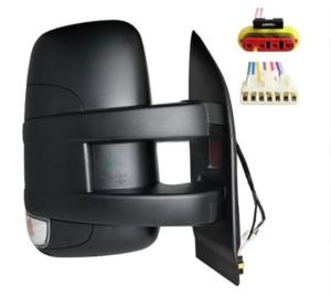 Rétroviseur droit èlectrique pour IVECO DAILY, 2019-2023, bras court, Noir, 7+2 pin, avec feu, Neuf