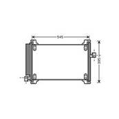 Condenseur de Climatisation pour FIAT MULTIPLA 2004-2010, OEM: 51804557, Neuf