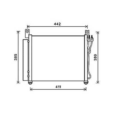 Condenseur de Climatisation pour KIA PICANTO 2008-2011, OEM: 9760607500, Neuf