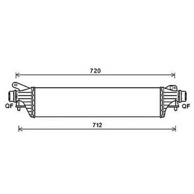 Intercooler pour OPEL CORSA E 2015-2019, OEM: 1302311, Neuf