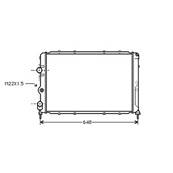Radiateur de refroidissement moteur pour RENAULT MEGANE I ph.2 1999-2002, OEM: 7700838133, Neuf