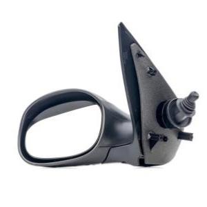 Rétroviseur gauche mécanique pour PEUGEOT 206 Plus 2009-2013, noir, Neuf
