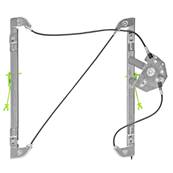 Lève vitre électrique avant droit pour BMW Série 3 E46 2001-2004, sans moteur, confort, Mod. 5 portes, Neuf