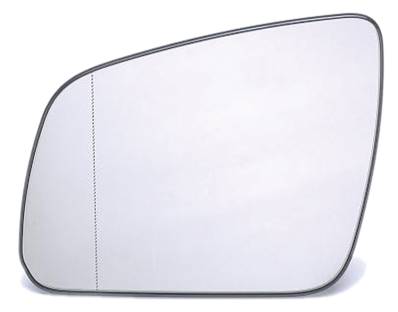 Miroir Glace rétroviseur gauche pour MERCEDES (W204) CLASSE C ph. 1 2007-2011, dégivrant, asphérique, Neuf