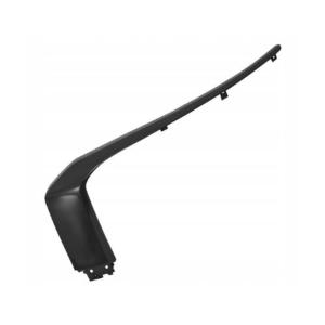 Moulure gauche de pare-chocs avant pour MITSUBISHI L200 V Phase 2 2019-2023, partie supérieure, noire lisse, Neuve à peindre