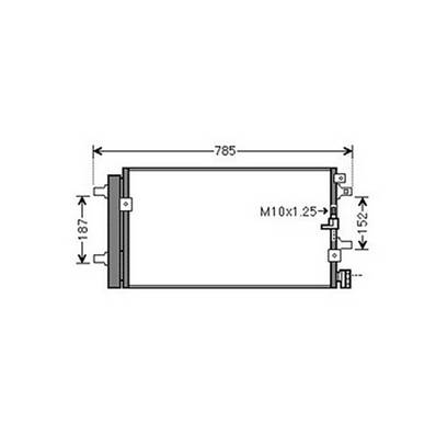 Condenseur de Climatisation pour AUDI A4 III 2004-2007, OEM: 8K0260401S, Neuf