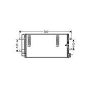 Condenseur de Climatisation pour AUDI A4 IV ph.1 2007-2011, OEM: 8K0260403D, Neuf