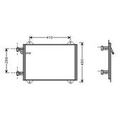 Condenseur de Climatisation pour AUDI A2 depuis 2000, OEM: 8Z0260403B, Neuf