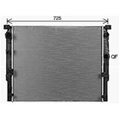 Radiateur de refroidissement moteur pour BMW Serie 5 G30/G31 depuis 2017, OEM: 17118476010, Neuf