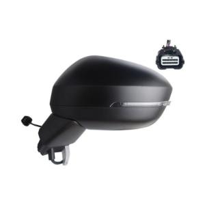 Rétroviseur gauche pour NISSAN JUKE II depuis 2019, avec clignotant à LED, électrique, 5 PIN, coque à peindre, Neuf