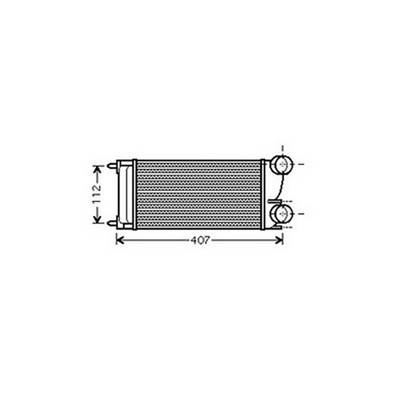Intercooler pour CITROËN C4 I ph.2 2008-2010, OEM: 0384L4, Neuf