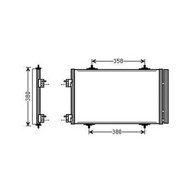 Condenseur de Climatisation pour PEUGEOT 407 2004-2007, OEM: 6455JA, Neuf