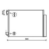 Condenseur de Climatisation pour DACIA SANDERO II ph.2 2016-2020, OEM: 921006454R, Neuf