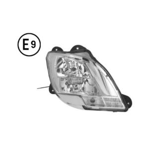 Phare avant droit pour DAF CF EURO 6 2012-2019, manuel, sans ampoule (H7-H1-PY21W-LED), homologué E9, Neuf