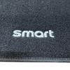 Kit 2 Tapis de sol Auto pour SMART FORTWO (W453) 2014-2019, avec sigle SMART et clips, Neuf