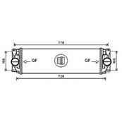 Intercooler pour MERCEDES SPRINTER II ph.1 2006-2013 (W906), OEM: A9065010201, Neuf