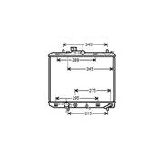 Radiateur de refroidissement moteur pour OPEL AGILA depuis 2008, OEM: 93196875, Neuf