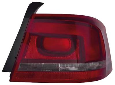 Feu arrière extérieure droit pour VOLKSWAGEN PASSAT B7 2011-2014, rouge fumé, Mod. Berline, Neuf