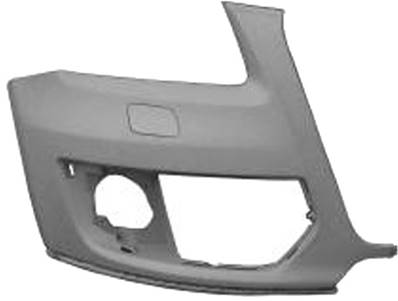 Crosse pare chocs avant droit AUDI Q5 I phase 1 2008-2012, trous lave-phares, cache, traces PDC, Neuf à peindre