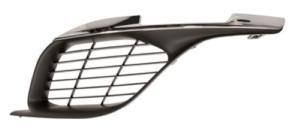 Grille de calandre gauche pour PEUGEOT 308 II phase 1, 2013-2017, noire & chromée, pare chocs avant