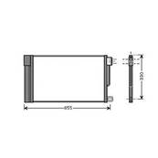 Condenseur de Climatisation pour FIAT GRANDE PUNTO 2005-2009, OEM: 13310103, Neuf