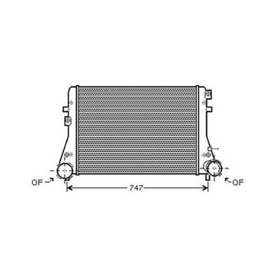 Intercooler pour AUDI A3 3/5 Portes 2003-2008, OEM: 1K0145803CD, Neuf