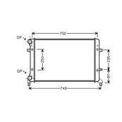 Radiateur de refroidissement moteur pour AUDI A3 3/5 Portes 2003-2008, OEM: 1K0121251DF, Neuf