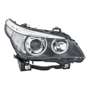 Phare optique avant droit bixeno pour BMW Serie 5 E60-E61, 2003-2007, H7+D2S AFS, avec moteur, électrique, sans boîtier, Neuf