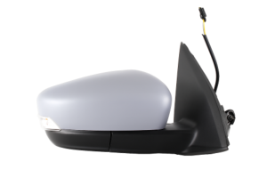 Rétroviseur droit pour SKODA FABIA 2018-2021, a cable, avec feu, convexe/chromée, Neuf à peindre