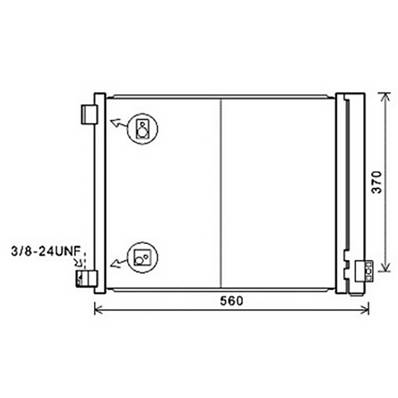 Condenseur de Climatisation pour NISSAN MICRA IV (K13) ph.1 2010-2013, OEM: 921001HC1A, Neuf