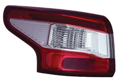 Feu arrière extérieure gauche pour NISSAN QASHQAI II ph. 1 2014-2017, Led, Rouge Incolore