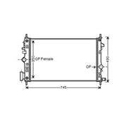 Radiateur de refroidissement moteur pour OPEL INSIGNIA I ph.1 2009-2013, OEM: 1300290, Neuf