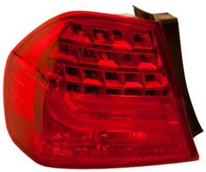 Feu arrière gauche partie extérieur pour BMW série 3 E90-E91, 2008 à 2012, rouge, à LED, Neuf