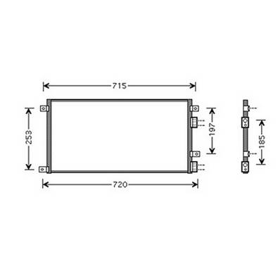 Condenseur de Climatisation pour IVECO DAILY CITY 2000-2006, OEM: 504022601, Neuf