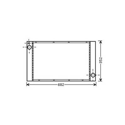 Radiateur de refroidissement moteur pour MINI MINI R58 COUPE 2011-2016, OEM: 17112751275, Neuf
