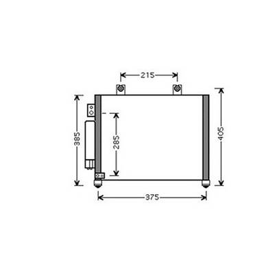 Condenseur de Climatisation pour OPEL AGILA 2000-2008, OEM: 09209607, Neuf