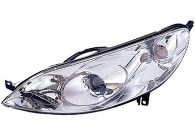 Phare Optique avant gauche pour PEUGEOT 407, 2004-2011, H1+H7, Neuf