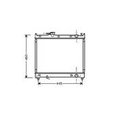 Radiateur de refroidissement moteur pour SUZUKI VITARA 1988-1998, OEM: 1770085C01, Neuf