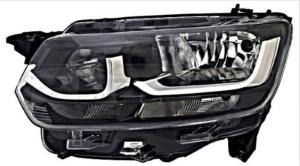 Phare optique gauche pour TOYOTA PROACE CITY depuis 2019, H1+H7, électrique, avec moteur, feu de jour, W21-5W, Neuf