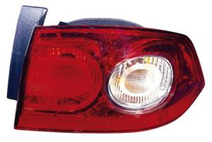 Feu arrière droit extérieur pour RENAULT LAGUNA II Phase 2, 2005-2007, rouge, Neuf