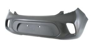 Pare chocs arrière pour KIA PICANTO depuis 2017, noir lisse, Neuf à peindre