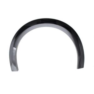 Extension d'aile avant droite pour PEUGEOT 208 II phase 2 depuis 2023, noire brillante, Mod. GT-LINE, Neuve