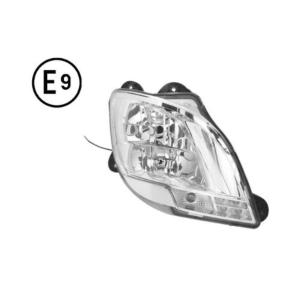 Phare avant droit pour DAF CF EURO 6 2012-2019, électrique, sans moteur, sans ampoule (H7-H1-PY21W-LED), homologué E9, Neuf
