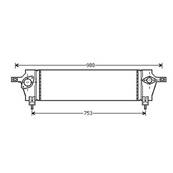 Intercooler pour NISSAN QASHQAI I ph.1 2007-2010, OEM: 14461JD50A, Neuf