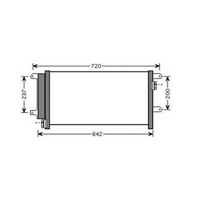 Condenseur de Climatisation pour IVECO DAILY 2006-2009, OEM: 504256333, Neuf