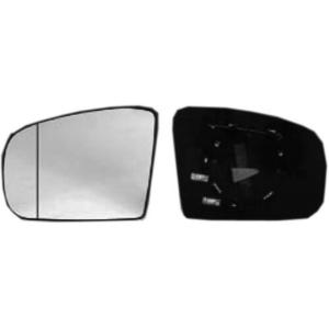 Miroir Glace rétroviseur extérieur gauche pour MERCEDES CLASSE ML Phase 2 2002-2005 (W163), dégivrant, Neuf