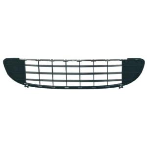 Grille pare chocs avant pour PEUGEOT 407, 2004-2011, noire, Neuve